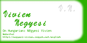 vivien negyesi business card